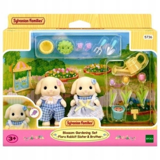 Kvetinový set Sylvanian Families a súrodenci Flora's Rabbit